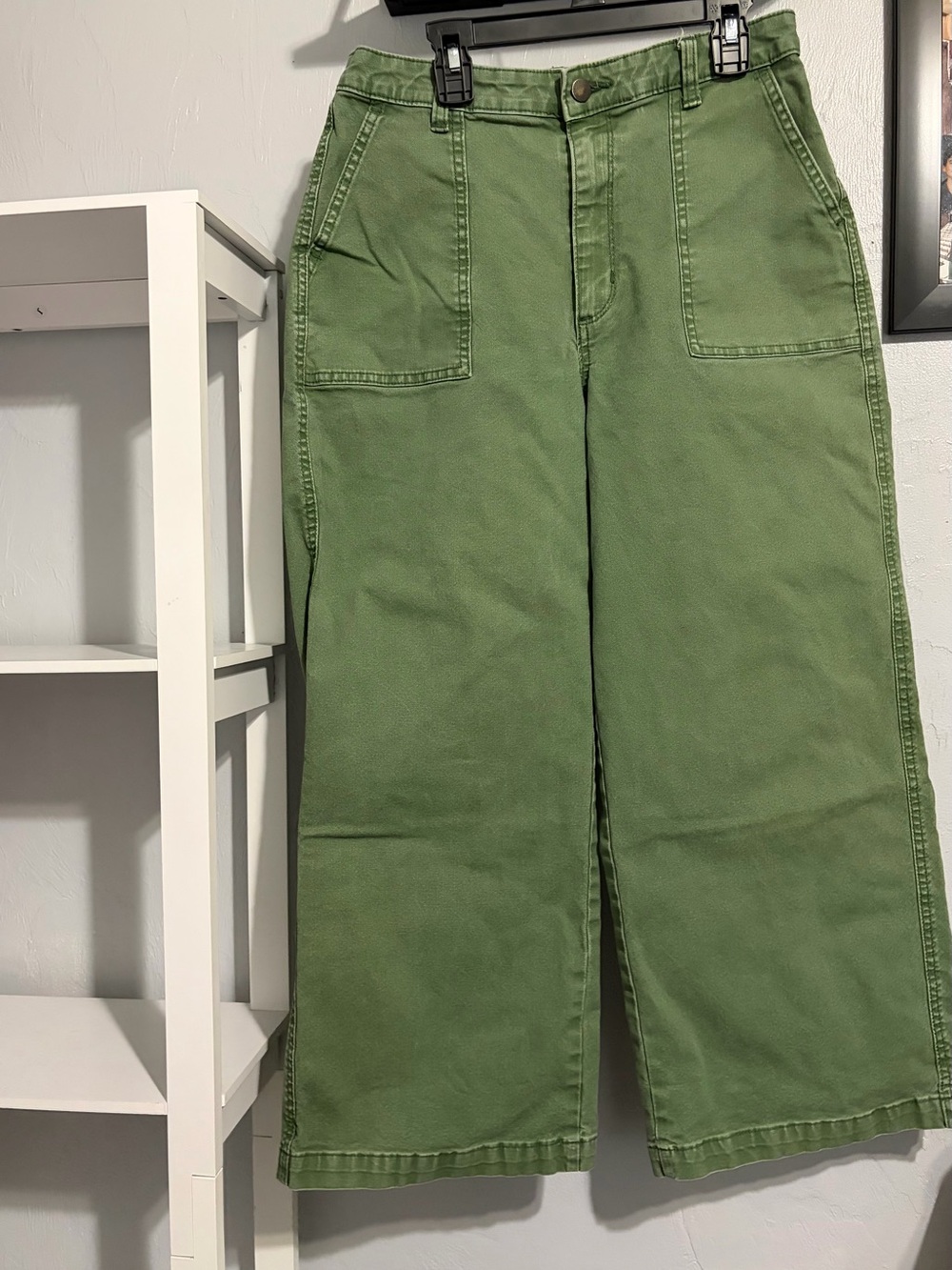 Universal Thread Olive Green Women’s Wide-Leg Utility Pants